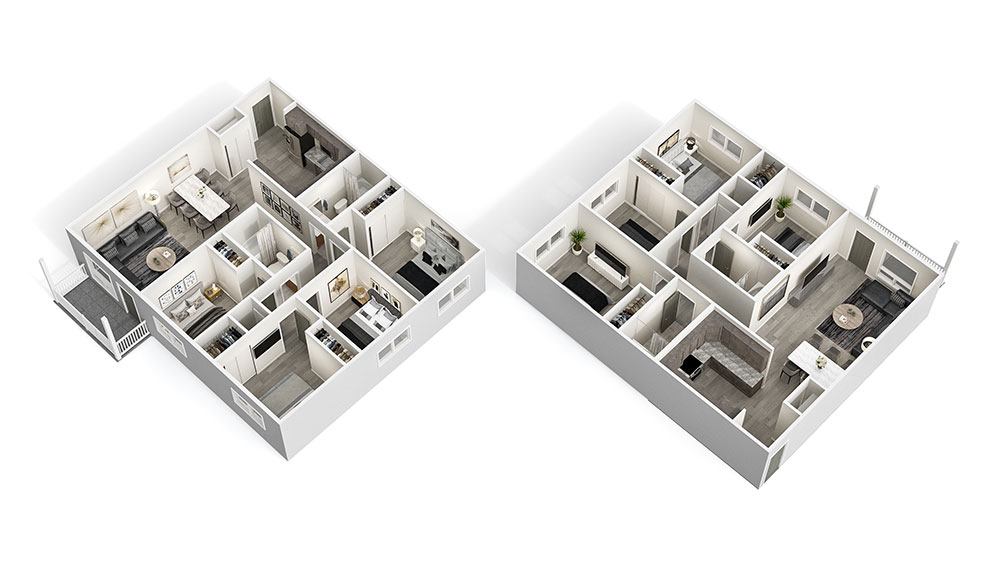 Artist's concept of Hilltop Developments - 4-bedroom Apartment, Brandon, Manitoba